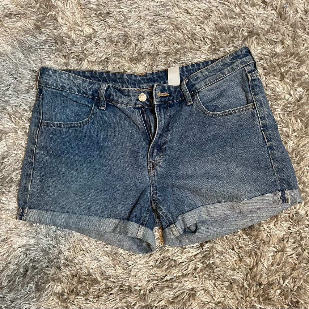 High Rise Jeans Shorts